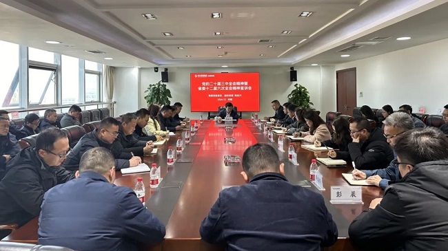 集團黨委委員、副總經(jīng)理楊金川到公司宣講黨的二十屆三中全會和省委十二屆六次全會精神